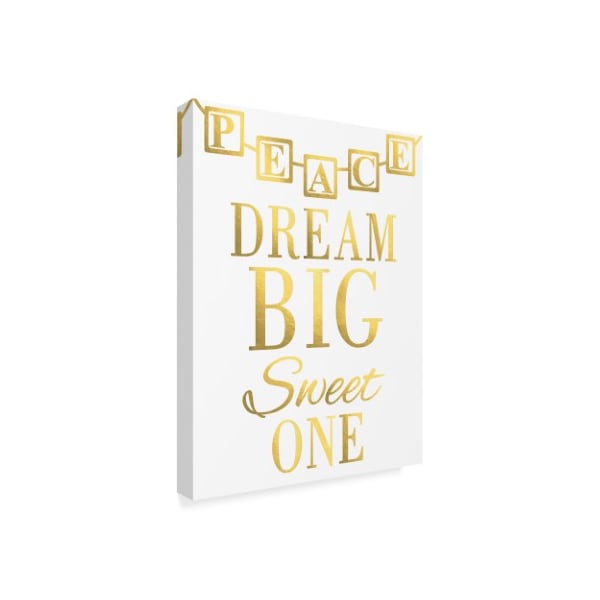 ALI Chris 'Dream Big Sweet One' Canvas Art,35x47